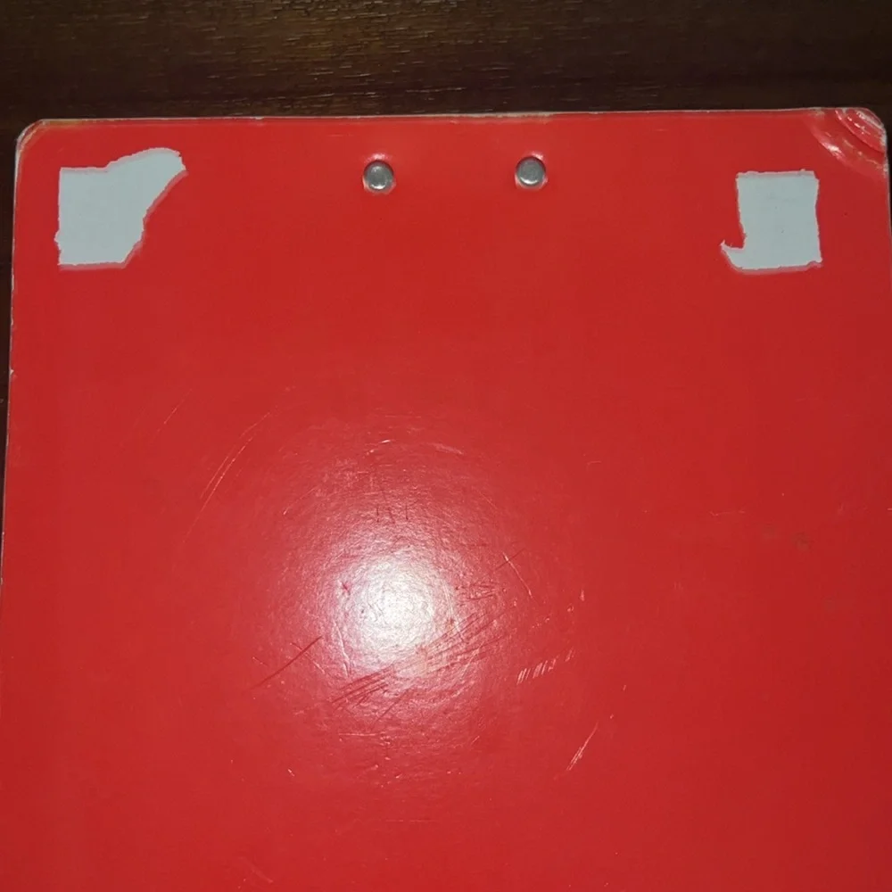 Notes Cardboard Shaped Clipboard